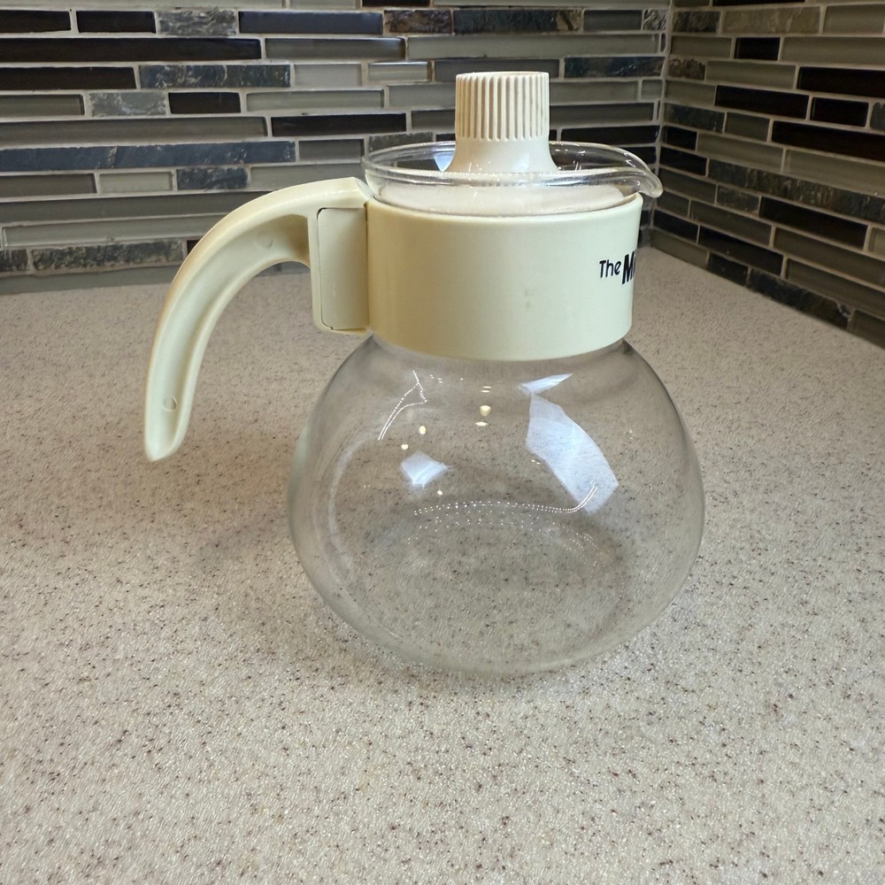 Vintage Gemco Micro-Kettle Heat‎ Resistant Glass Tea Pot & Sugar Pourer Set 6.5" - Picture 11 of 16